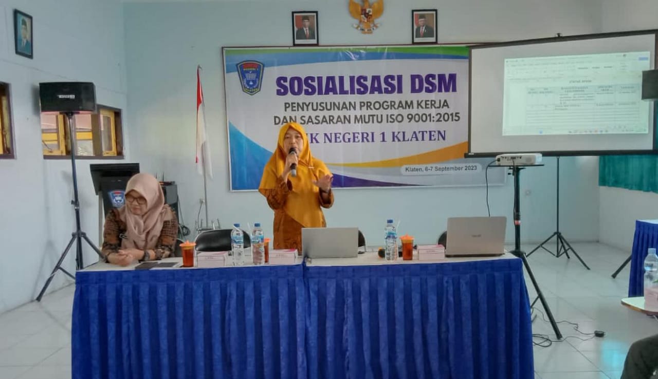Sosialisasi DSM oleh Wakil Manajemen Mutu (WMM)